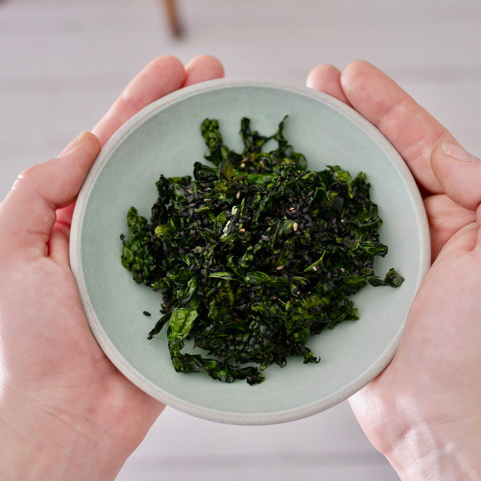 Cavolo nero crispy seaweed